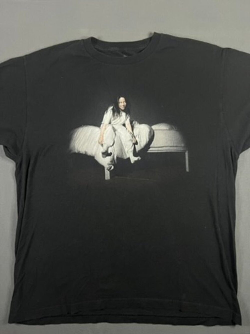 Billie Eilish When We Sleep World Tour 2019 Concert Tee Black T-Shirt Size XL